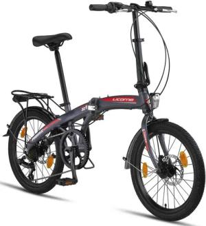 Licorne Bike Klapprad Licorne Bike Phoenix 2D, 20 Zoll Aluminium-Faltrad-Klapprad