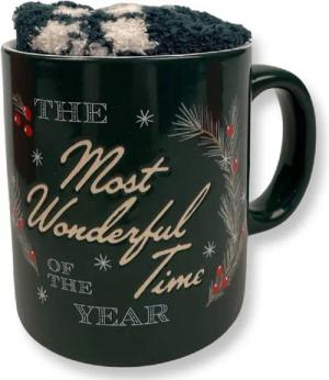 Capelli New York Tasse Geschenkset aus Tasse mit Kuschelsocken