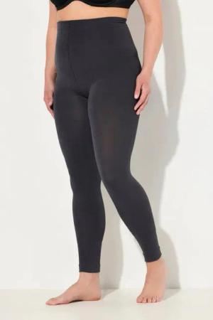 Ulla Popken Feinstrumpfhose Thermo-Strumpfleggings weiches Futter Elastikbund