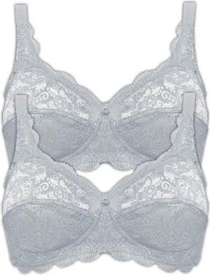Susa Set: Bügelloser BH 2er Pack BH ohne Bügel Latina (Spar-Set, 2-tlg) -