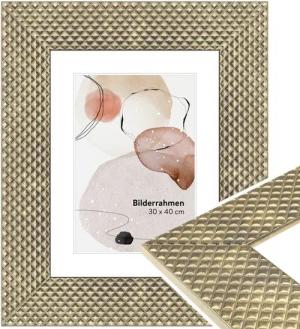 WANDStyle Bilderrahmen H225, Gold, aus Kunststoff im Stil Modern