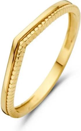 Jackie Gold Fingerring Jackie Gold Jackie JKR23.370 Dames ring Goud 2mm JKR23.370 Damenring