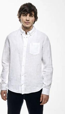 STREET ONE MEN Langarmhemd soft und weich