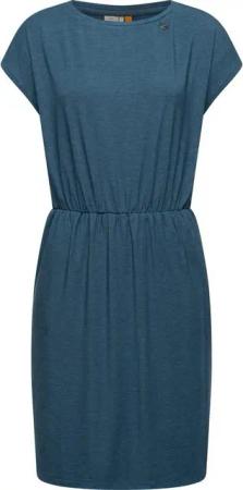 Ragwear Jerseykleid Copr Stylisches Shirtkleid mit Raffungen