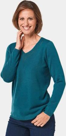 GOLDNER Strickpullover Kurzgröße:
