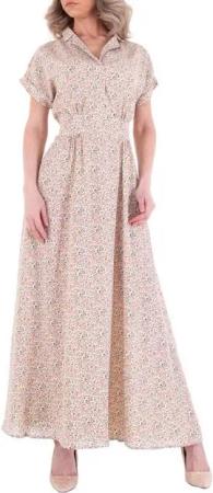 Ital-Design Sommerkleid Damen Freizeit Geblümt Sommerkleid in Mehrfarbig