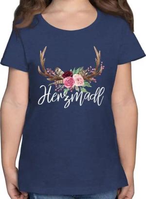 Shirtracer T-Shirt Herzmadl Mode für Oktoberfest Kinder Outfit