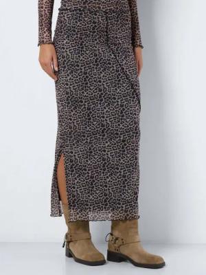 Noisy may Sommerrock Maxi Mesh Allover-Print Luftig Trendig NMSTEFFI NW ANK MESH MAXI SKIRT JRS