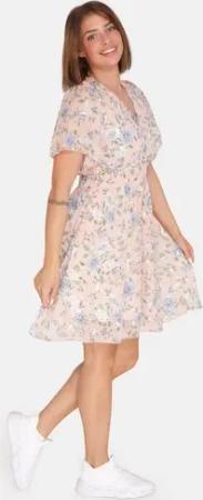 Elara Sommerkleid Elara Damen Sommerblumenkleid (1-tlg)