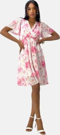 Elara Sommerkleid Elara Damen Sommerblumenkleid (1-tlg)