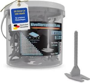 Nivelliersystem24.com Nivelliersystem Nivelliersystem24.com Zuglaschen 2 mm Fugen - Fliesenstärke 3-15 mm (10000-St)