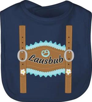 Shirtracer Lätzchen Lausbub Lederhose, Mode für Oktoberfest Baby Outfit
