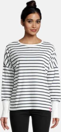 salzhaut Longsleeve SMAAK - RINGEL Damen normale Passform bequemes Langarmshirt, T-shirt, Oberteil, Pulli, Pullover