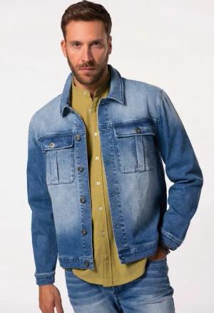 JP1880 Funktionsjacke Jeansjacke FLEXNAMIC® 2 Brusttaschen bis 8 XL