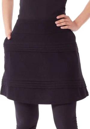 PUREWONDER Sommerrock Damen Rock mit Druckknöpfen sk238 Baumwolle Einheitsgröße