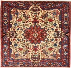 Nain Trading Orientteppich Nahavand 190x204 Handgeknüpfter Orientteppich / Perserteppich, quadratisch, Höhe: 12 mm
