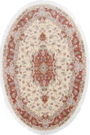 Nain Trading Orientteppich Täbriz 50Raj 201x299 Handgeknüpfter Orientteppich / Perserteppich, rechteckig, Höhe: 7 mm