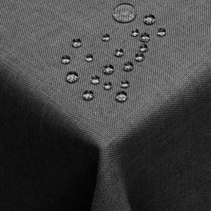 DecoHomeTextil Heimtextilmanufaktur Tischdecke Leinen Optik Tischdecke Tischtuch Abwaschbar Wasserabweisend