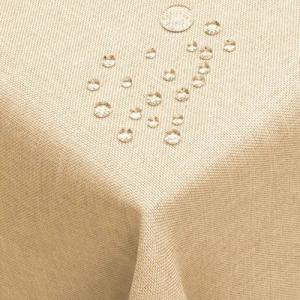 DecoHomeTextil Heimtextilmanufaktur Tischdecke Leinen Optik Tischdecke Tischtuch Abwaschbar Wasserabweisend