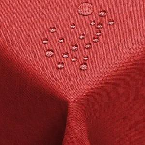 DecoHomeTextil Heimtextilmanufaktur Tischdecke Leinen Optik Tischdecke Tischtuch Abwaschbar Wasserabweisend