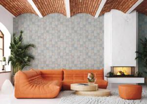 Marburg Fototapete "Tile", matt, moderne Tapete für Wohnzimmer Schlafzimmer Küche