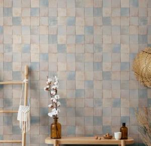 Marburg Fototapete "Tile", matt, moderne Tapete für Wohnzimmer Schlafzimmer Küche