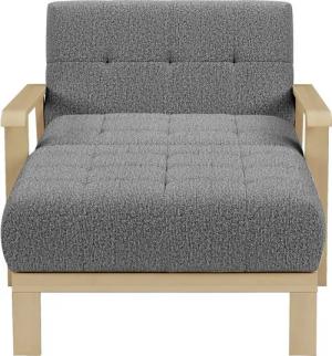 sit&more Recamiere Billund, Armlehnen aus Buchenholz in natur, verschiedene Bezüge und Farben