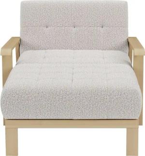 sit&more Recamiere Billund, Armlehnen aus Buchenholz in natur, verschiedene Bezüge und Farben