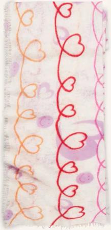PURSCHOEN Cashmere-Schal HERZANDSMILEY