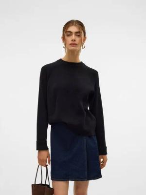 Vero Moda Strickpullover VMGOLD MIX LS O-NECK PULLOVER GA