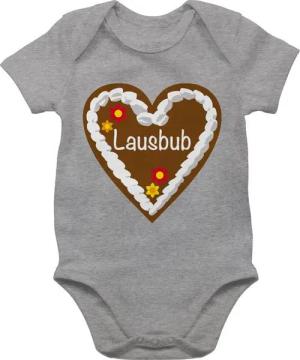 Shirtracer Shirtbody Lebkuchenherz Lausbub Mode für Oktoberfest Baby Outfit