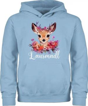 Shirtracer Hoodie Lausmadl Lausmadel Lausdrindl Lausmädchen Mode für Oktoberfest Kinder Outfit