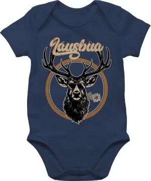 Shirtracer Shirtbody Lausbua Hirsch Hirschgeweih Lausbub Mode für Oktoberfest Baby Outfit