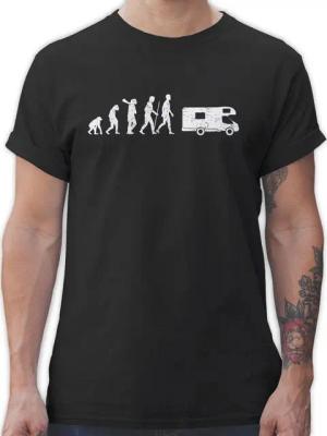 Shirtracer T-Shirt Evolution Camper weiß Evolution Outfit