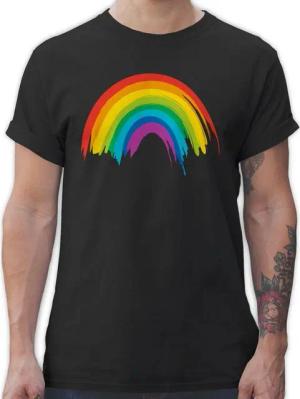 Shirtracer T-Shirt Regenbogen LGBT & LGBTQ LGBT Kleidung