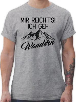 Shirtracer T-Shirt Mir reichts ich geh Wandern Hobby Outfit