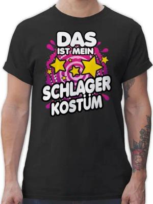 Shirtracer T-Shirt Das ist mein Schlager Kostüm Schlager Party Outfit