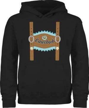 Shirtracer Hoodie Lausbub Lederhose Mode für Oktoberfest Kinder Outfit