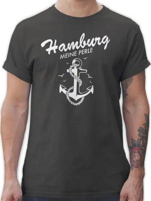 Shirtracer T-Shirt Hamburg - meine Perle Stadt und City Outfit