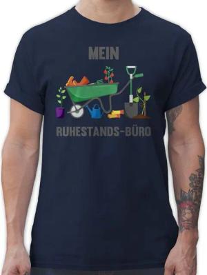 Shirtracer T-Shirt Mein Ruhestands-Büro - Garten Gartenarbeit Gärtnern Hobby Outfit