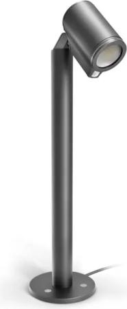 steinel LED Gartenstrahler Spot Way, mit Bewegungsmelder & Bluetooth, LED wechselbar, Warmweiß, 6,7W, Wegeleuchte, 3000K