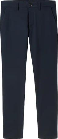 TOM TAILOR Herren Travis Slim Chino Hose, blau, Uni, Gr. 38/34