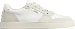 Tod's Low-Top Sneaker - Sneaker Leer Wit - Gr. UK_7 - in Weiß - für Damen