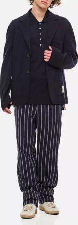 Thom Browne - Sport Wool Jacket - Größe 4 - blau