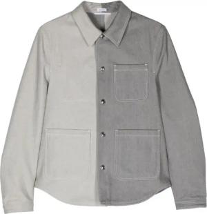Thom Browne - Two-Tone Button-Up Shirt - Größe 3 - grau