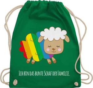 Shirtracer Turnbeutel Ich bin das bunte Schaf der Familie - weiß, LGBT Kleidung