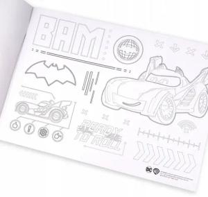 Festivalartikel Zeichenblock Beniamin Batman A4 Zeichenblock + Malbuch 20 Blatt weiß