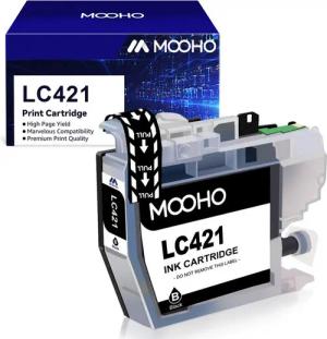 MOOHO Multipacks Druckerpatrone kompatible für Brother LC421 LC 421XL Tintenpatrone (DCP-J 1050 DW DCP-J 1140 DW DCP-J 1800 DW MFC-J 1010 DW)
