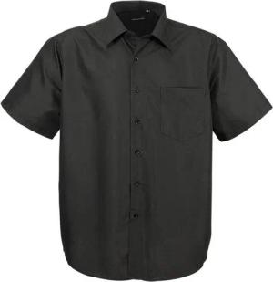 Lavecchia Kurzarmhemd Lavecchia Herren Kurzarmhemd Hka-14 (Schwarz, 5XL) Basic Herrenhemd