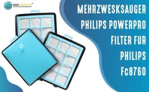 M&M Smartek Motorschutzfilter 1er, 2er oder 3er Pack Ansaugfilter für Staubsauger, Saugroboter, Zubehör für Philips CRP745/01, Philips PowerPro, FC8760, FC8761, FC8764, FC8766, FC8767, FC8769 wie 432200533151, waschbar und leicht zu Reinigen